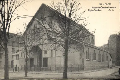 Kościół św. Leona — Plac Kardynała Amette — A. P.