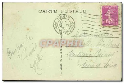 Paris — Der Alexandre-III-Brücke — A.L. n°168 — Rückseite