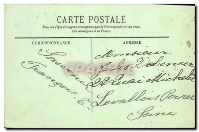 PARIS — O Bois de Boulogne — O Lago — LL. — n°340 — Verso