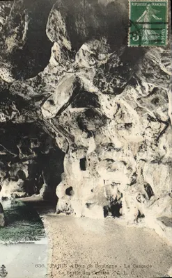 Paris - Bois de Boulogne - A Cascata - Saída das Grutas - C. L. C. - n°636