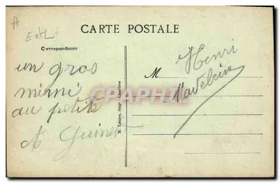 Chartres — Katedra — wydawca M. Leaire, nr 124 — Rewers