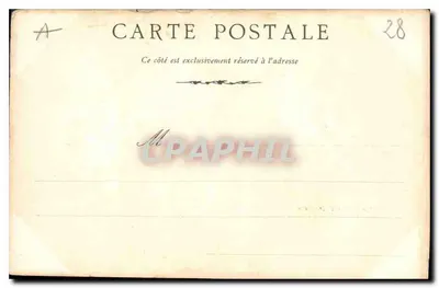Nogent-le-Rotrou, a — Casa do Século XVI — Lib. Hamard, cliché Maisonneuve — Verso