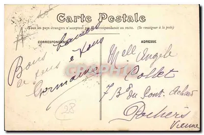 Chartres z lotu ptaka — Katedra — NG 198 — Wydawca: Chantelle — Rewers
