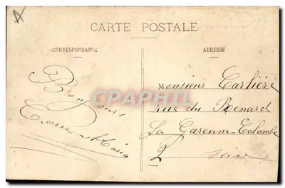 Chartres — Promenada Charbonniers i pomnik Dzieci Eure-et-Loir zginących za ojczyznę — N. G. — Rewers