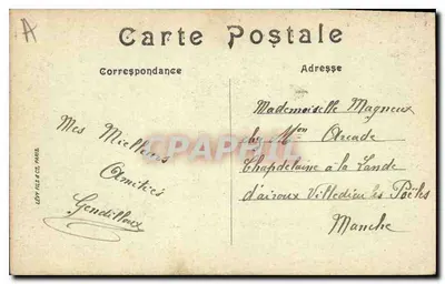 Chartres — Katedra — Li. — Wydawca Lévy fils & Cie, Paryż, n° 145 — Rewers