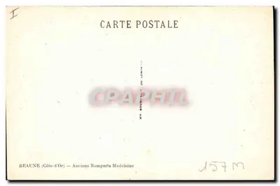 Beaune (Côte-d'Or) — Stare Ogród Obrońców — MP BOURGEOIS & Cie — Rewers