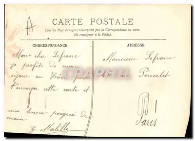 Le Havre — I Faro della Hève — LL. — Verso