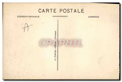 Fécamp — Katedra Świętej Trójcy — G. Palfray, wydawca — Rewers