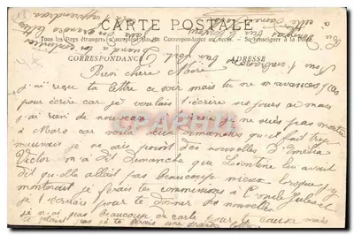 Marselha - O Cais de Embarque dos Transatlânticos — CRAPHIL n°966 — Verso