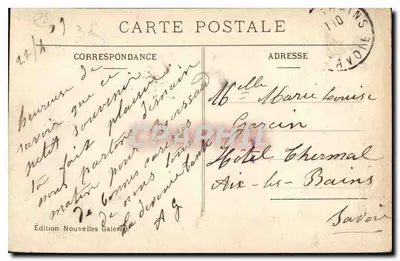 Marsiglia — Notre-Dame de la Garde e gli Ascensori — Edizione Nouvelles Galeries — Verso