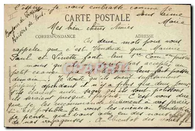 Compiègne — Le Pont Neuf avant sa destruction par l'armée française, Septembre 1914 — Détaillé, Compiègne — Rewers