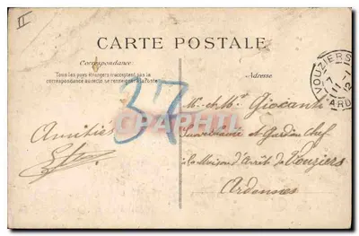 Compiègne — Widok panoramiczny — Wydawca nieznany, nr 21 — Rewers