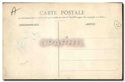 Dreux - El Ayuntamiento, construido bajo Francisco I - Ch. Foucault, edición Dreux, n°4 — Reverso