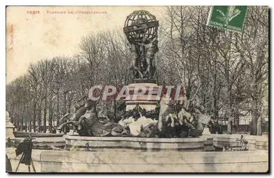 Paryż — Fontanna Obserwatorium — A. Tadilé Paryż