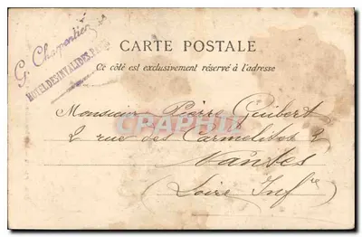 PARIS — Les Invalides — As Portas do Túmulo — G. Charpentier — Verso