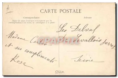 Compiègne — Festas em homenagem a Joana d'Arc — 28 de Maio - 5 de Junho 1911 — Flautas e Tambores — Verso