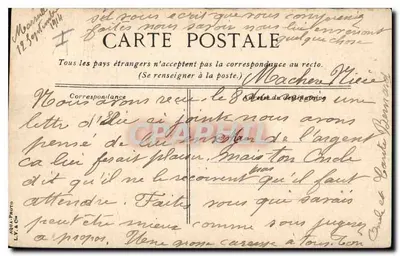 Il funicolare di Montmartre — Parigi — editore AQUA-PHOTO, L.V. & Cie — Verso