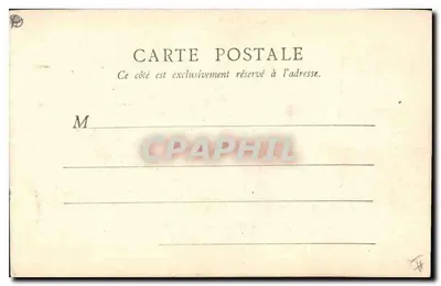 Funicular de N.-D. de la Garde — Marselha — B.F. Paris — Verso