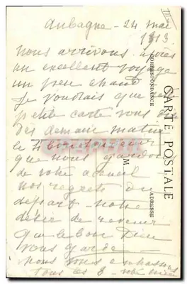 Marselha - N.-D. de la Garde — Visão panorâmica a leste: A Cidade Nova e a Vale do Harveaune — Edição especial do Séneguaires — Verso