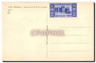 Marselha — Lembrete de N.-S. da Guarda — Edição especial da Basílica — Verso