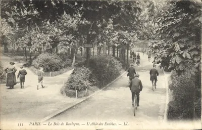 Paris — O Bois de Boulogne — A Avenida dos Carvalhos — LL. — n° 355