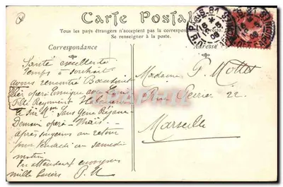 Parigi — L' Avenue du Bois de Boulogne e l'Arc de Triomphe — ND Phot, n° 547 — Verso