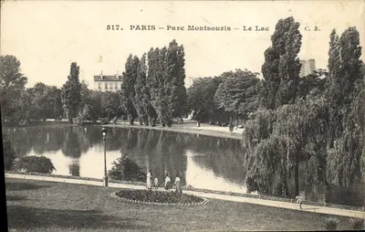 PARIS — Parc Montsouris — O Lago — C.M. — n° 517