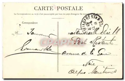 PARIS — Het Kleine Paleis — A. R. — n° 132 — Achterkant