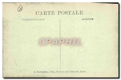 Muzeum Carnavalet — Aleja Tkaniarzy — G. Bouchetal, wydawca — Rewers