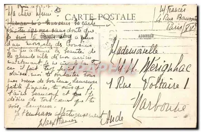 Kościół Świętej Maryi Panny — Paryż — wydawca nieznany, nr serii 159 — Rewers