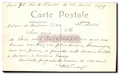 Paryż — La Madeleine — M. D — Rewers