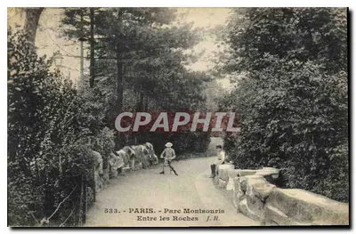 PARIS - Parque Montsouris - Entre as Rochas - J.H. n°533