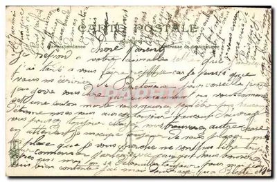 Ruínas de colunas cercadas por um lago — Editor: C. P. A. — Número de série: 147 — Verso