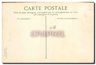 Paryż — ogólne widok z Louvru — L. V. & Cie, Paryż — Rewers