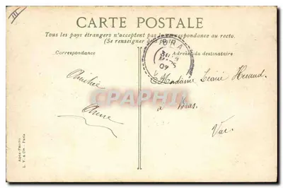 Os Cordeiros — Jardim das Plantas — Aqua-Photo, L.V. & Cie, Paris — Verso