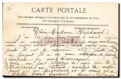 Jardim das Plantas. O Jardim de Legumes — 1906 — L.V.A.C. — Verso