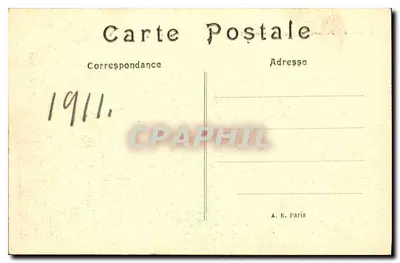 Paris — The Arc de Triomphe du Carrousel — Publisher A. E. Paris, n°29 — Back