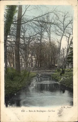 Bois de Boulogne - O Lago — E.R., Paris, n°110