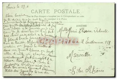 Paryż - Ministerstwo Finansów i Tuileries - LL. - n°688 — Rewers