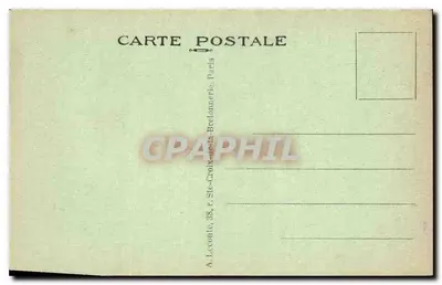 PARIS — Bois de Boulogne — A Cascata — A. L. — Verso