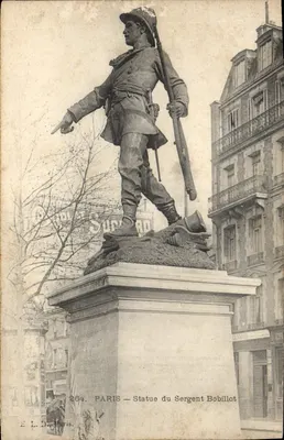 Paryż — Statua Sierżanta Bobillota — E. L. D. Paryż, nr 264
