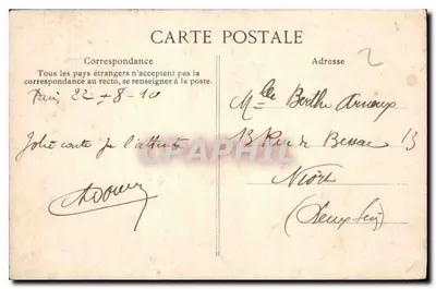 PARIS — Le Trocadéro — Perspektywa — Wydawca ELD, nr 4120 — Rewers