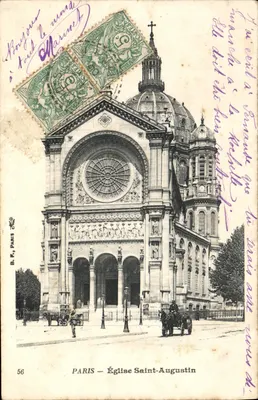 Paris — Église Saint-Augustin — B. E., Paris, n° 56