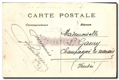 PARIS — Panorama — wydawca Champagné et Marais, nr 141 — Rewers