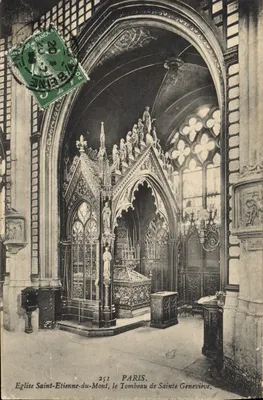 Église Saint-Etienne-du-Mont, le Tombeau de Sainte-Geneviève — Paris — n° 251