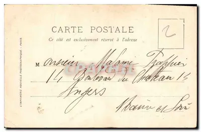 Paryż — La Madeleine — LL. — Rewers