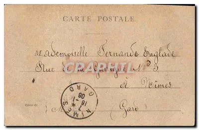 Paryż — Place de la Concorde — wydawca nie widoczny — Rewers