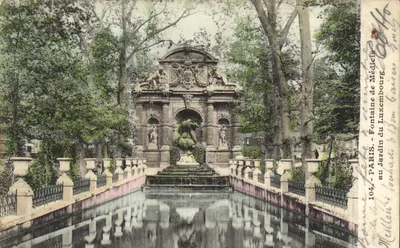 Fonte de Médicis — Jardim do Luxembourg — Edição Borne