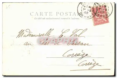 Les Champs-Élysées — Paryż — wydawca TURIN & CIE, nr 147 — Rewers
