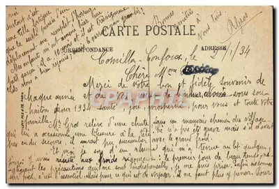Paris — A Prefeitura de Polícia — LL, n° 573 — Verso